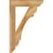 Ekena Millwork Olympic Slat Rough Sawn Bracket, Western Red Cedar, 4"W x 22"D x 34"H BKT04X22X34OLY06RWR - alternate 4